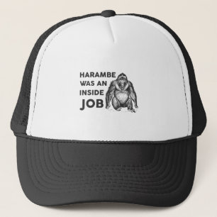 Gorra De Camionero Trabajo interior Harambe