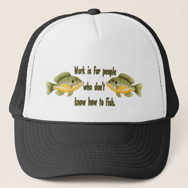Gorra De Camionero Trabajo o pesca (Anverso)