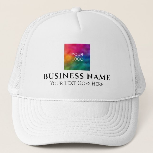 Gorra De Camionero Trabajo promocional personalizado Añadir logotipo  (Anverso)