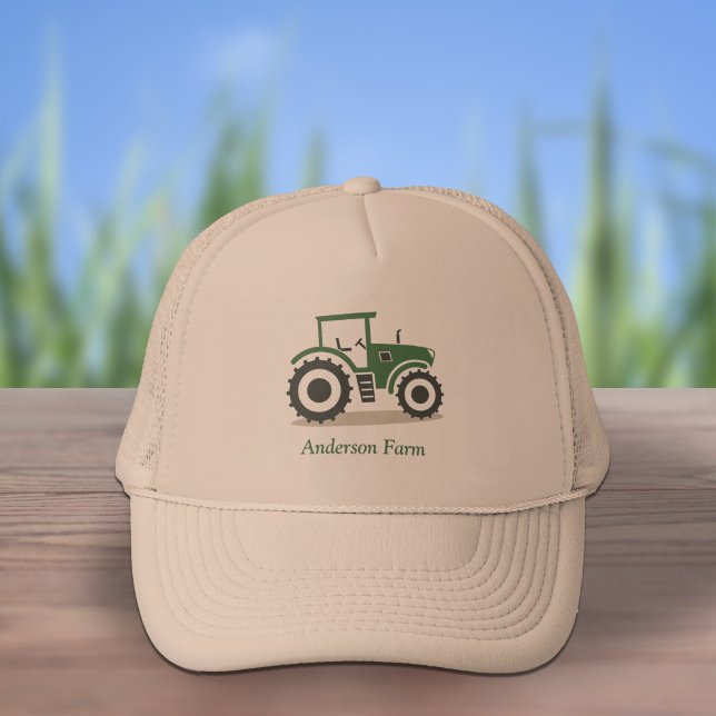 Gorra De Camionero Tractor de granja (Farm Tractor Cap)