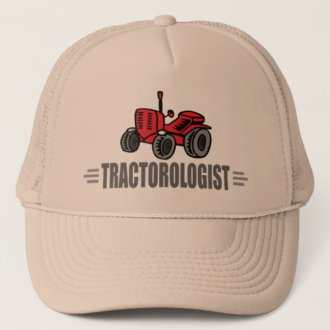 Gorra De Camionero Tractor divertido (Anverso)