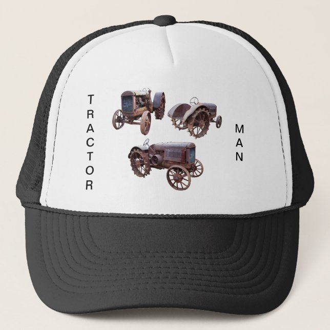 GORRA DE CAMIONERO TRACTOR-HAT VIEJO (Anverso)