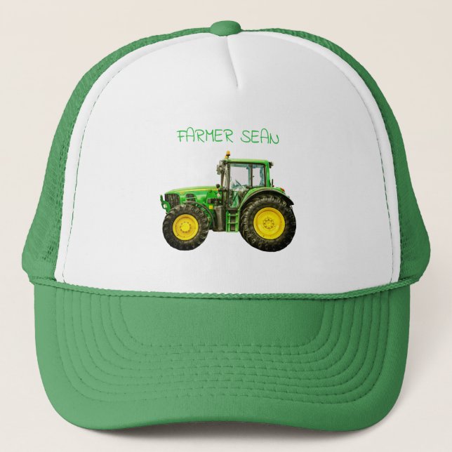 Gorra De Camionero Tractor John Deere (Anverso)