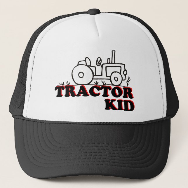 Gorra De Camionero Tractor Kid (Anverso)