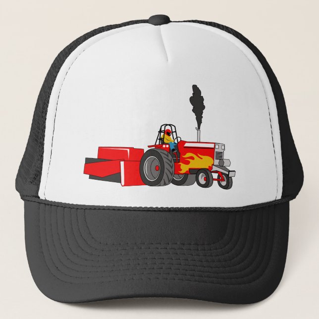 Gorra De Camionero Tractor Pulling (Anverso)