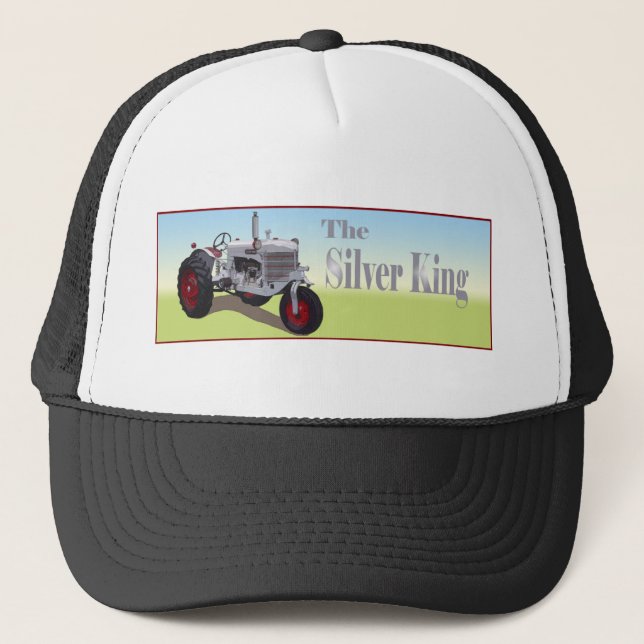 Gorra De Camionero Tractor Silver King (Anverso)