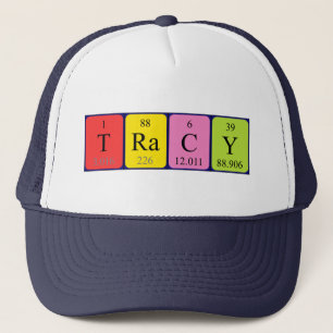 Gorra De Camionero Tracy periodic table name hat