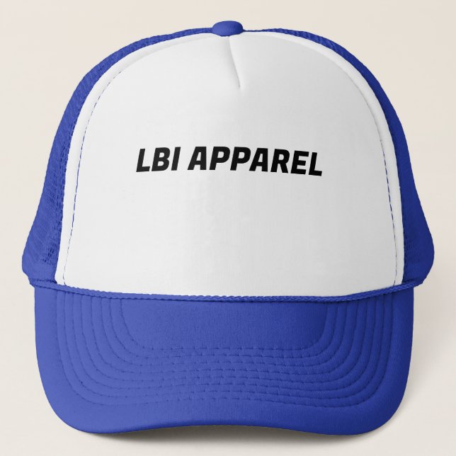 GORRA DE CAMIONERO TRADEMARKED LBI APPAREL HAT (Anverso)
