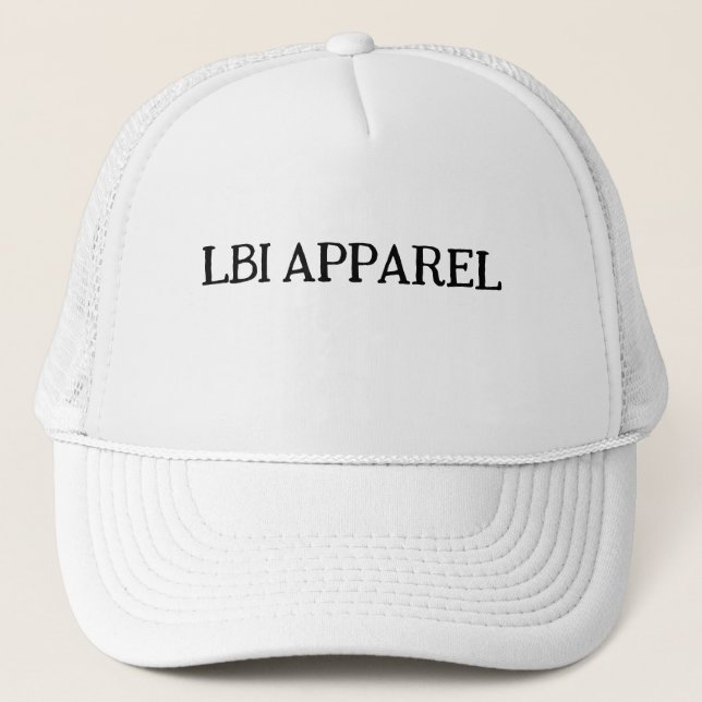 GORRA DE CAMIONERO TRADEMARKED LBI APPAREL HAT (Anverso)