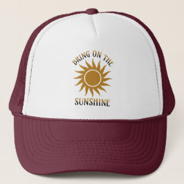 Gorra De Camionero Trae el Sol Dorado