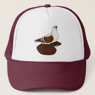 Gorra De Camionero Tragar: Barra blanca roja silesiana