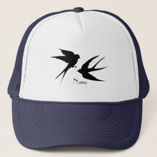 Gorra De Camionero Tragar pájaros Silhouettes Thunder_Cove