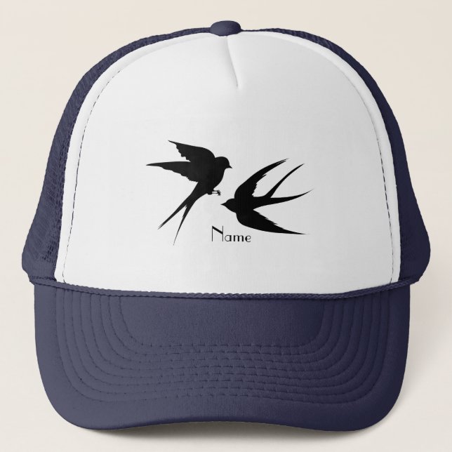 Gorra De Camionero Tragar pájaros Silhouettes Thunder_Cove  (Anverso)