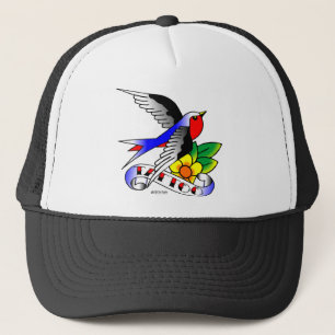 Gorra De Camionero Trago viejo del tatuaje de Skool