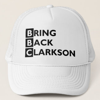 Gorra De Camionero Traiga detrás el casquillo de Clarkson