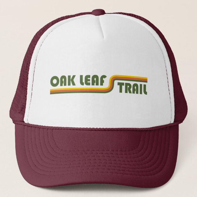 Gorra De Camionero Trail de hoja de roble Wisconsin (Anverso)