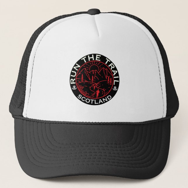 Gorra De Camionero Trail Running Scotland (Anverso)