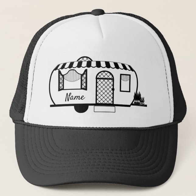 Gorra De Camionero Trailer de caravana redondeado Thunder_Cove (Anverso)