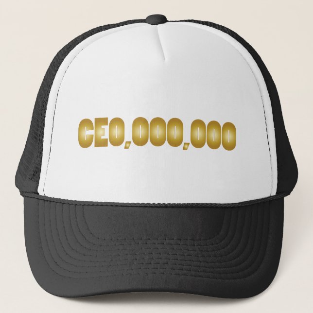 Gorra De Camionero Traje de la diversión del CEO (Anverso)