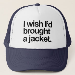 Gorra De Camionero Trajo una chaqueta