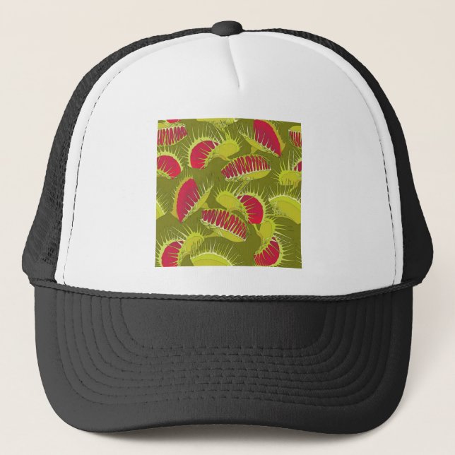 Gorra De Camionero trampa de mosca de halloween (Anverso)