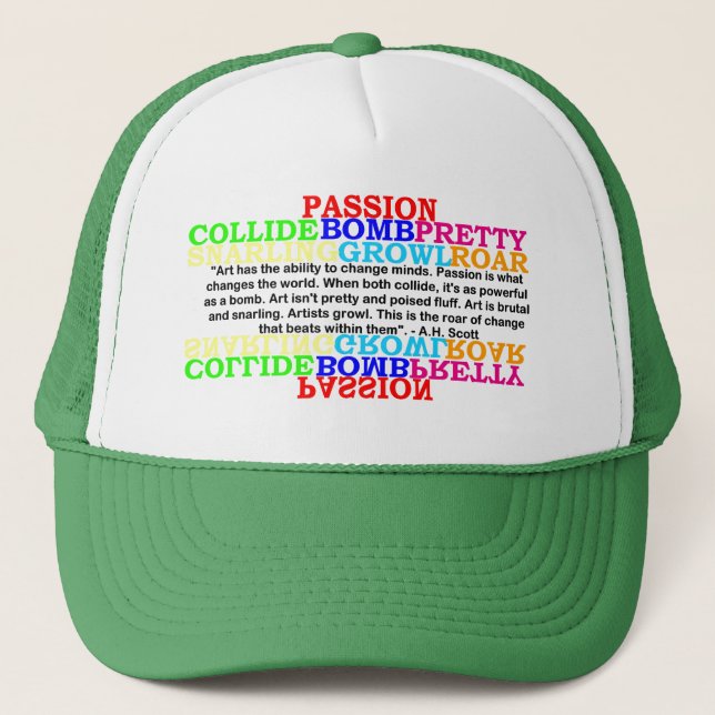 Gorra De Camionero Transformación creativa (Anverso)