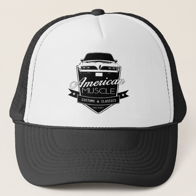 Gorra De Camionero Transporte americano del músculo (Anverso)