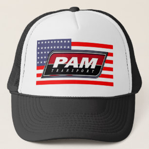Gorra De Camionero Transporte de PAM por orgullo americano