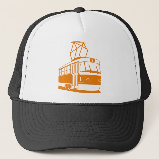 Gorra De Camionero Transporte de tranvía eléctrico (Anverso)