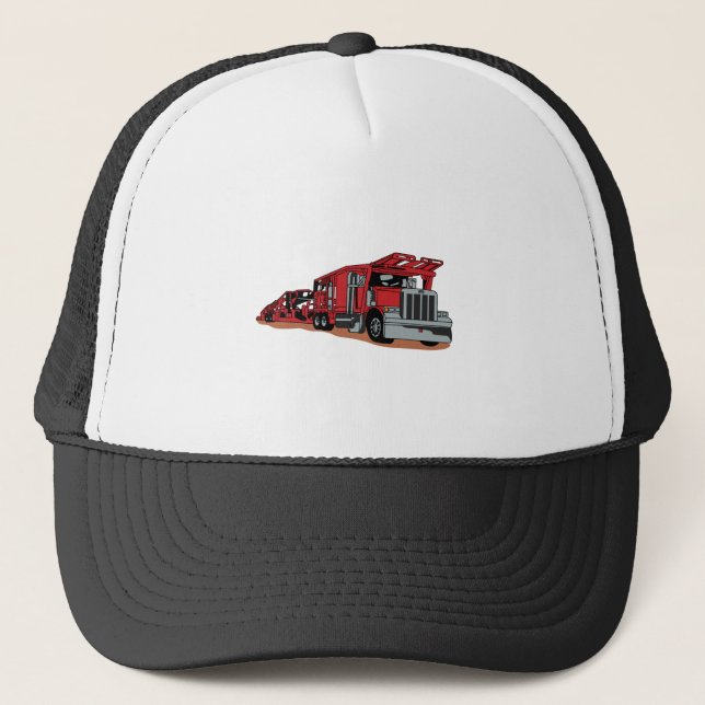 Gorra De Camionero Transportista del coche (Anverso)