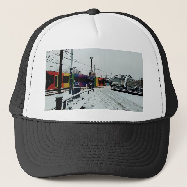 Gorra De Camionero Tranvía a rayas (Anverso)