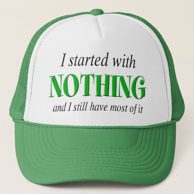 Gorra De Camionero trapos a trapos (Anverso)