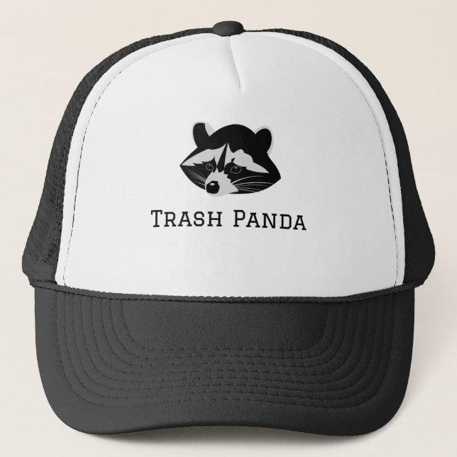 Gorra De Camionero Trash Panda - Racoon (Anverso)