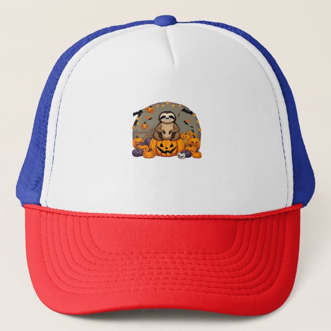 Gorra De Camionero Traslado clásico de esloth-o-ween (Anverso)