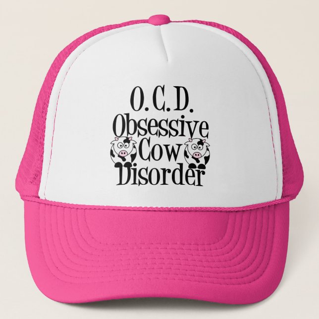 Gorra De Camionero Trastorno obsesivo de la vaca (Anverso)
