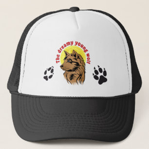 Gorra De Camionero träumender Wolfwelpe Truckerkappe