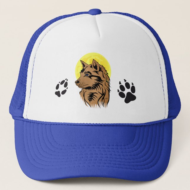 Gorra De Camionero träumendes Wolfsbaby (Anverso)