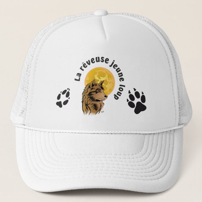Gorra De Camionero träumendes Wolfsbaby (Anverso)
