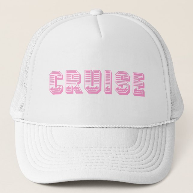 Gorra De Camionero Travesía (rosa) (Anverso)