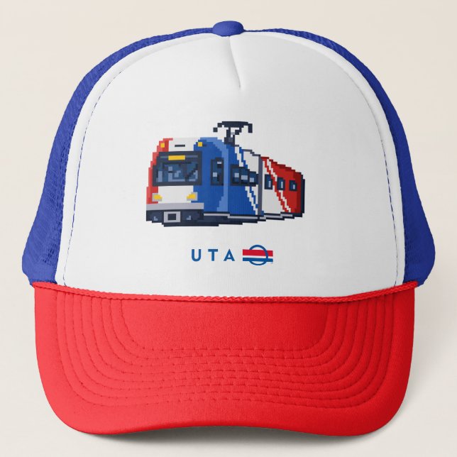Gorra de camionero TRAX de 8 bits (Anverso)