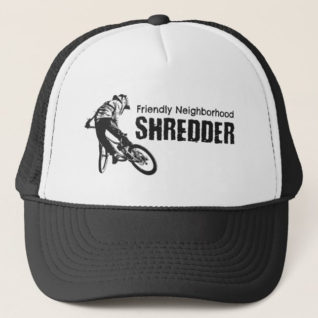 Gorra De Camionero Trayectoria amistosa en el barrio de Shredder Moun (Anverso)