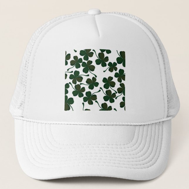 Gorra De Camionero trébol afortunado (Anverso)