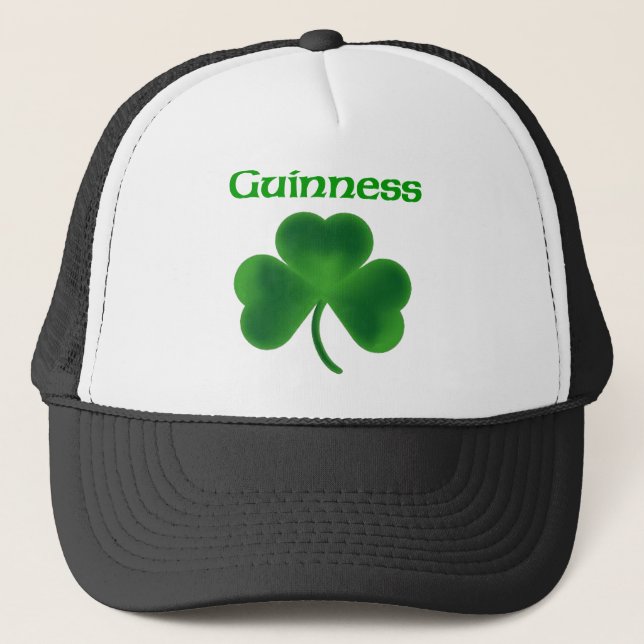 Gorra De Camionero Trébol de Guinness (Anverso)