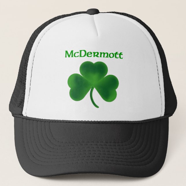 Gorra De Camionero Trébol de McDermott (Anverso)