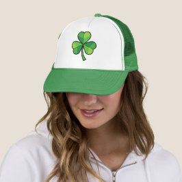 Gorra De Camionero Trébol de trébol irlandés Lucky
