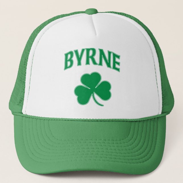 Gorra De Camionero Trébol del irlandés de Byrne (Anverso)