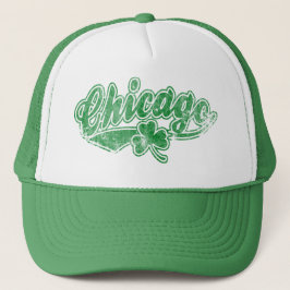 Gorra De Camionero Trébol del irlandés de Chicago