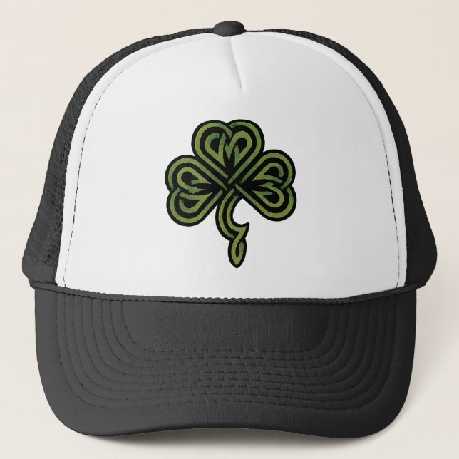 Gorra De Camionero Trébol irlandés (Anverso)