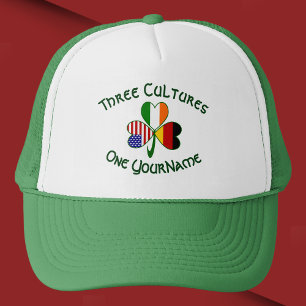Gorra De Camionero Trébol personalizado americano irlandés alemán