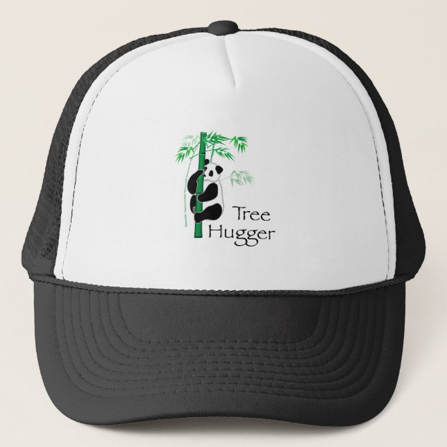 Gorra De Camionero Tree Hugger Panda (Anverso)